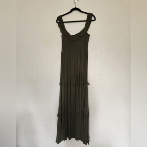 Express Army Green Dress L